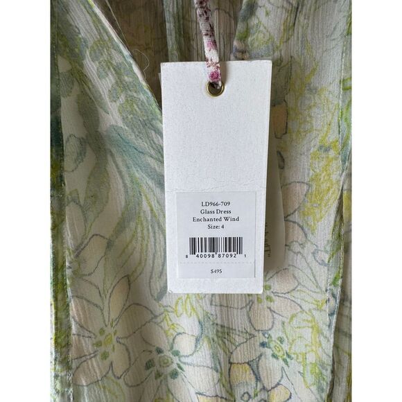 LoveShackFancy Pastel Floral Mini Dress - Picture 2 of 8